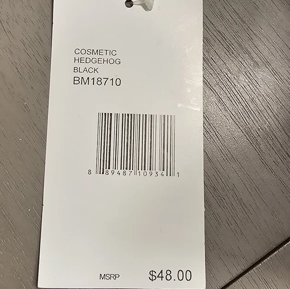 NWT Betsey Johnson Porcupine Cosmetics Bag - Picture 2 of 6